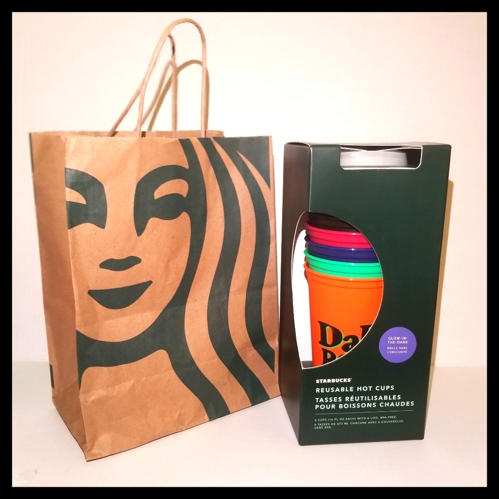 Starbucks Halloween Glow in the Dark Hot Cups